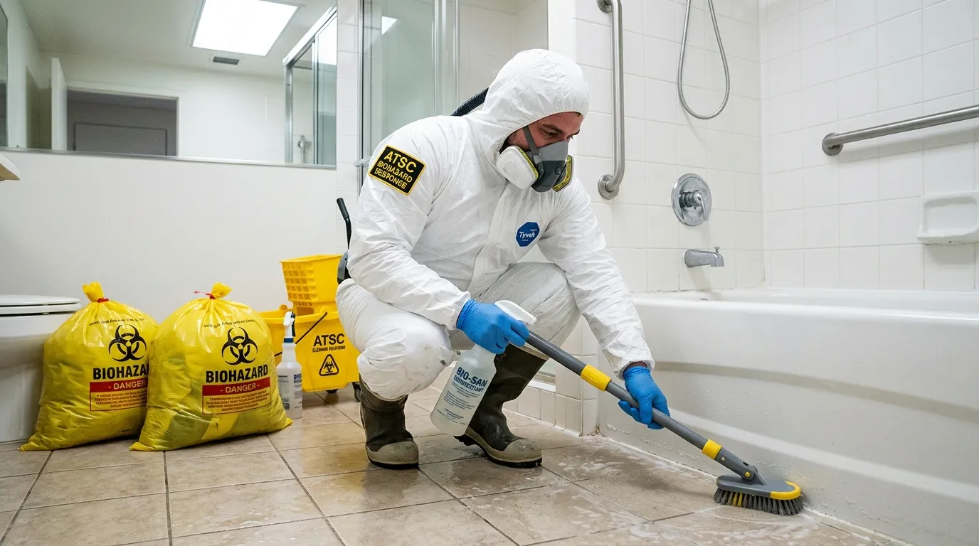 Decontamination equipment deployed for Blood Cleanup in Raynham